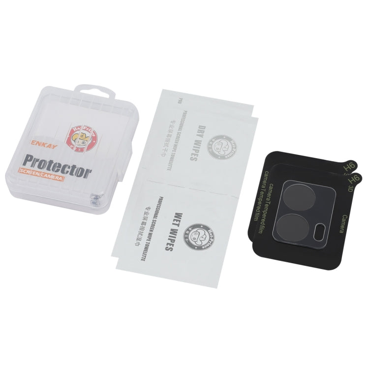 For Motorola Moto G 5G 2023 / G53 5G 2pcs ENKAY Hat-Prince 9H Rear Camera Lens Tempered Glass Film - Transparent