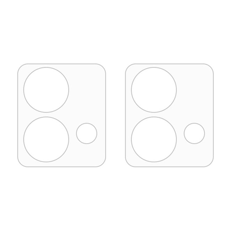 For Motorola Moto G84 2pcs ENKAY Hat-Prince 9H Rear Camera Lens Tempered Glass Film - Transparent