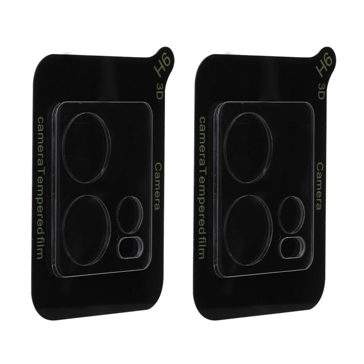 For Motorola Moto S30 Pro / Edge 30 Fusion 2pcs ENKAY Hat-Prince 9H Rear Camera Lens Tempered Glass Film - Transparent