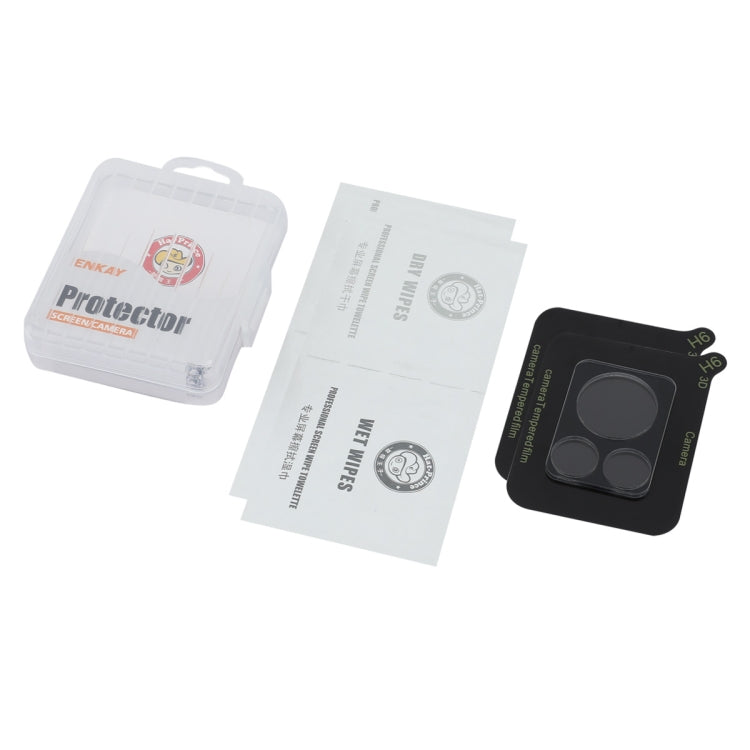 For Motorola Moto X30 Pro 2pcs ENKAY Hat-Prince 9H Rear Camera Lens Tempered Glass Film - Transparent