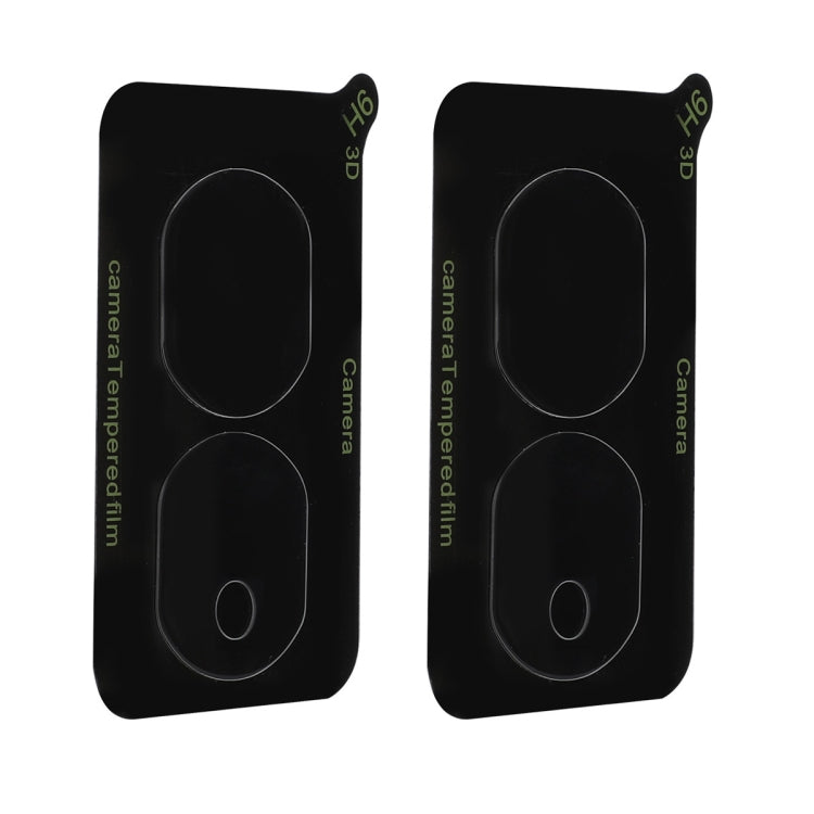 For Honor 70 Pro 2pcs ENKAY 9H Rear Camera Lens Tempered Glass Film - Transparent