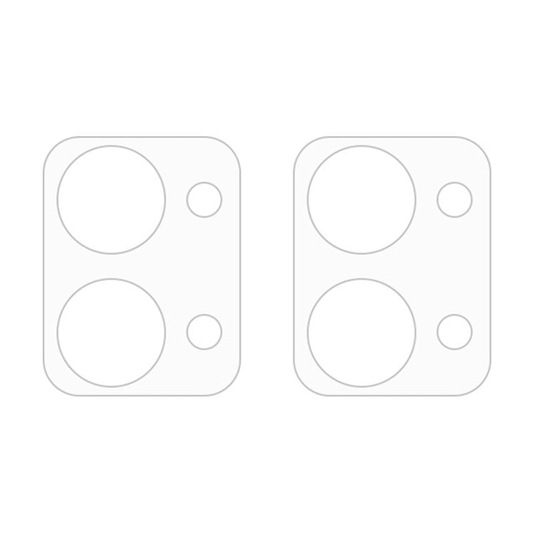 For Honor Play7T 2pcs ENKAY 9H Rear Camera Lens Tempered Glass Film - Transparent