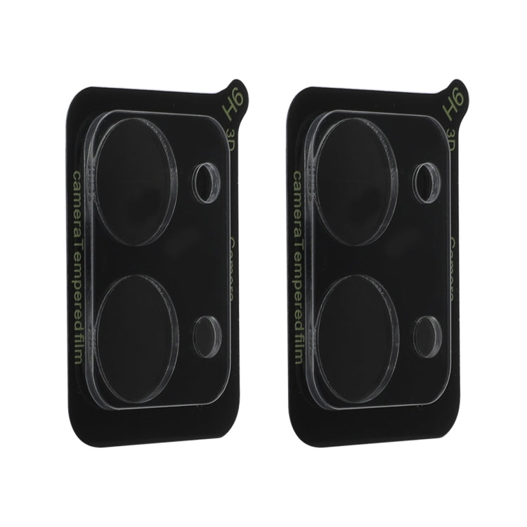 For Honor Play7T 2pcs ENKAY 9H Rear Camera Lens Tempered Glass Film - Transparent