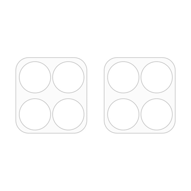 For Honor X6a 2023 2pcs ENKAY 9H Rear Camera Lens Tempered Glass Film - Transparent