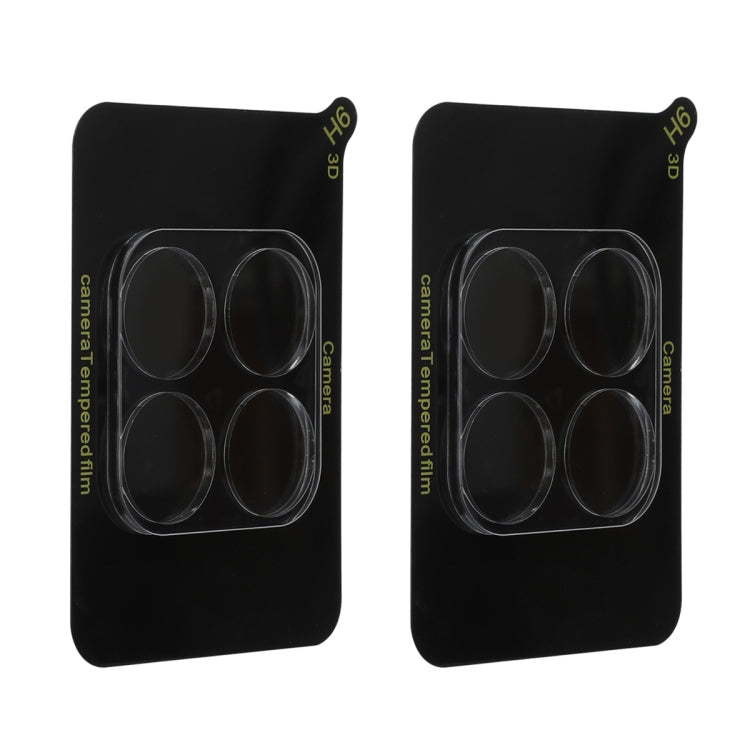 For Honor X8b 2pcs ENKAY 9H Rear Camera Lens Tempered Glass Film - Transparent