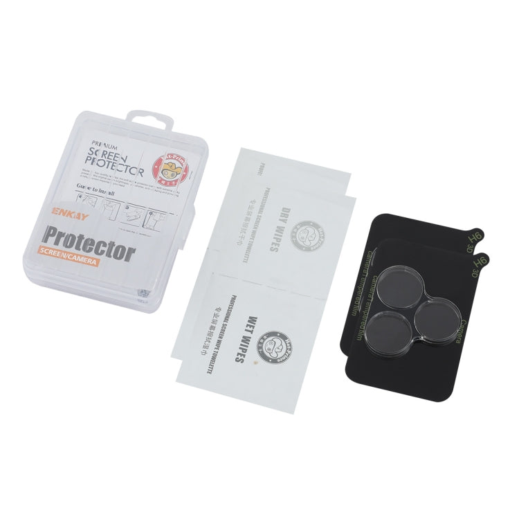 For Realme C53 India 2pcs ENKAY 9H Rear Camera Lens Tempered Glass Film - Transparent