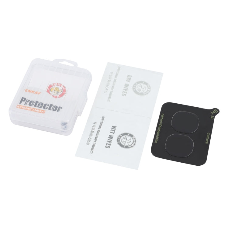 For vivo iQOO Neo9 / Neo9 Pro ENKAY Hat-Prince 9H Rear Camera Lens Tempered Glass Film - Transparent