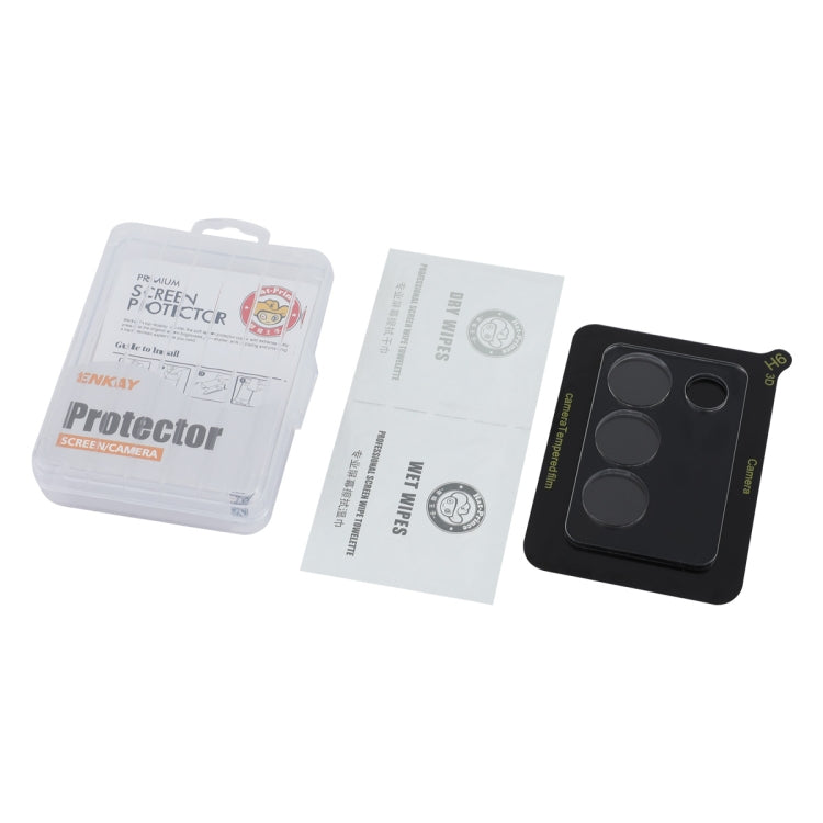 For vivo Y100 IDN / Y200e 5G / V30 Lite 5G ENKAY Hat-Prince 9H Rear Camera Lens Tempered Glass Film - Transparent
