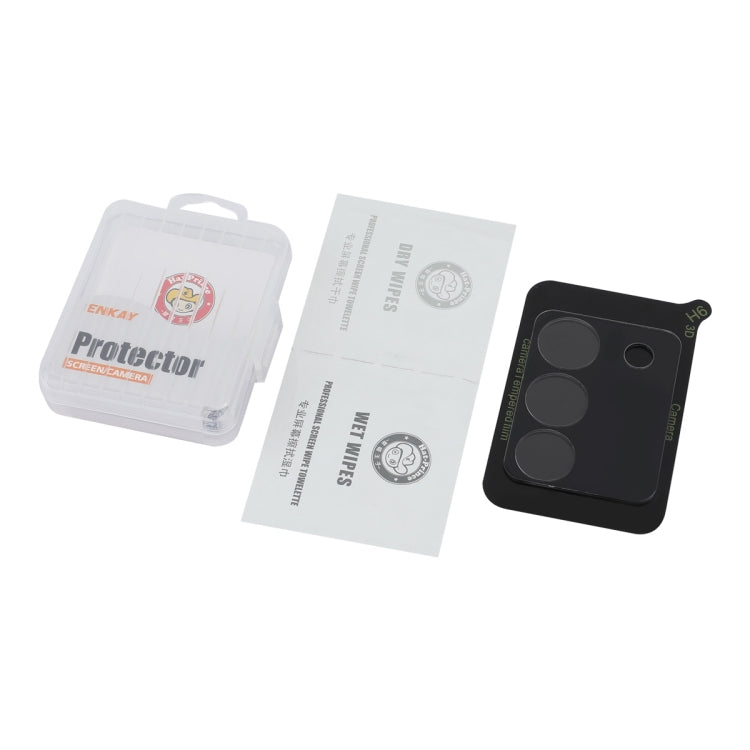 For vivo Y200 5G / V29e Global ENKAY Hat-Prince 9H Rear Camera Lens Tempered Glass Film - Transparent
