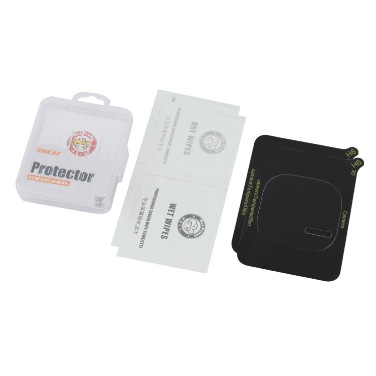 For vivo iQOO 12 / 12 Pro 2pcs ENKAY Hat-Prince 9H Rear Camera Lens Tempered Glass Film - Transparent