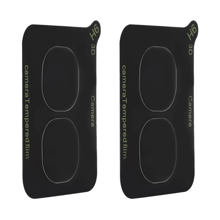 For vivo iQOO Neo9 / Neo9 Pro 2pcs ENKAY Hat-Prince 9H Rear Camera Lens Tempered Glass Film - Transparent