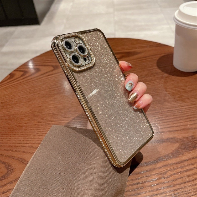 For iPhone 13 Pro Max Diamond Glitter TPU Phone Case