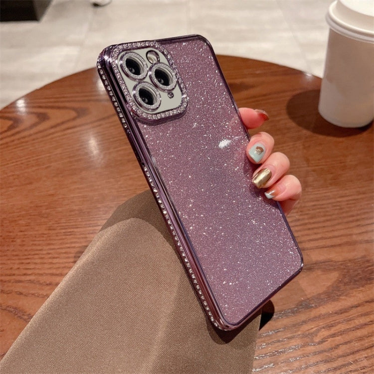 For iPhone 11 Pro Max Diamond Glitter TPU Phone Case
