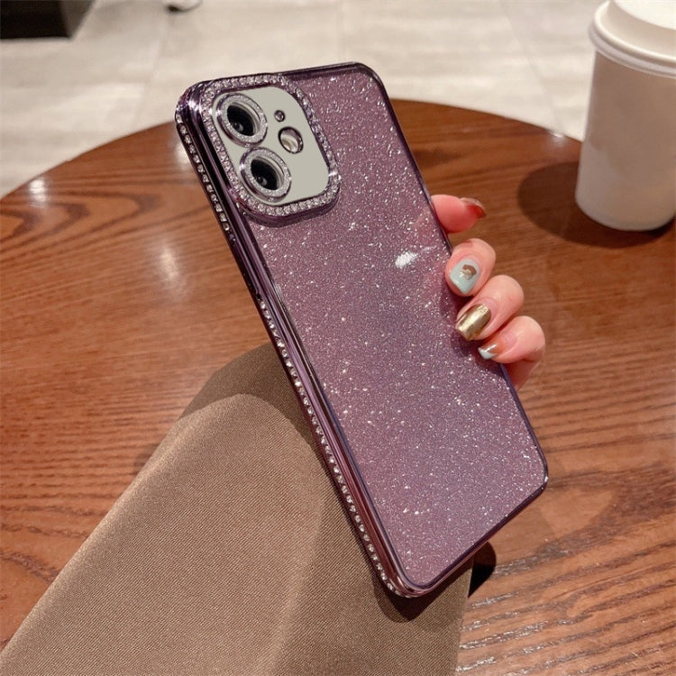 For iPhone  11 Diamond Glitter TPU Phone Case