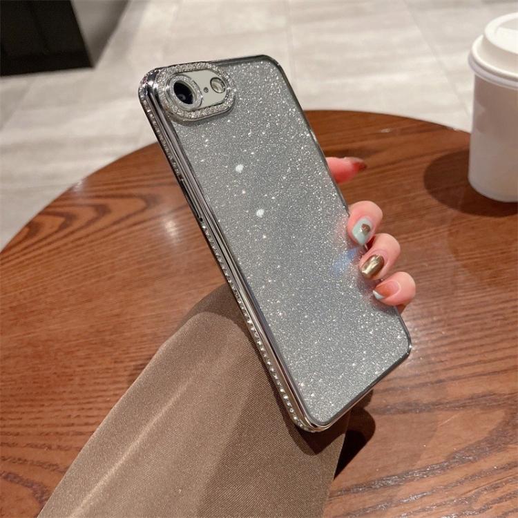 For iPhone 17e / 16e Diamond Glitter TPU Phone Case