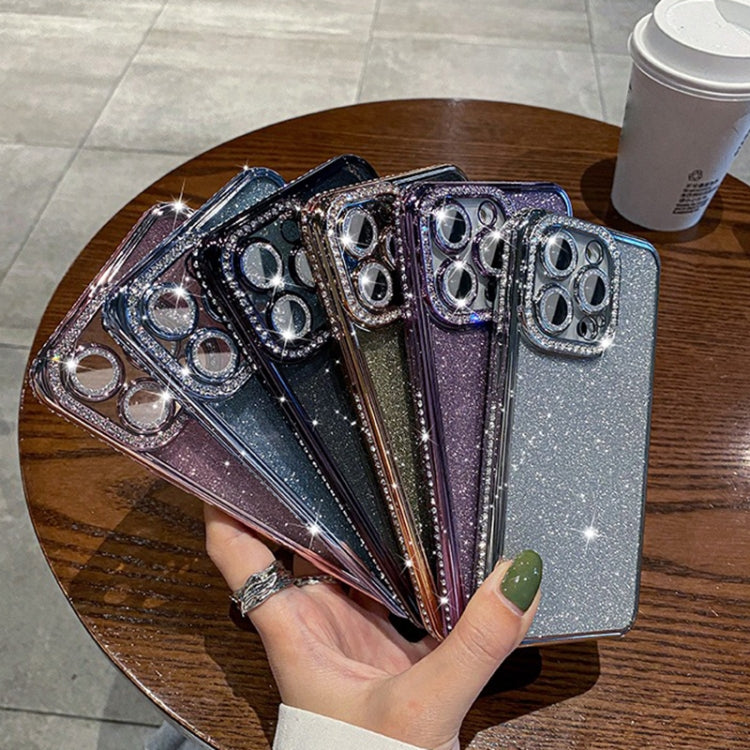 For iPhone 13 Pro Diamond Glitter TPU Phone Case