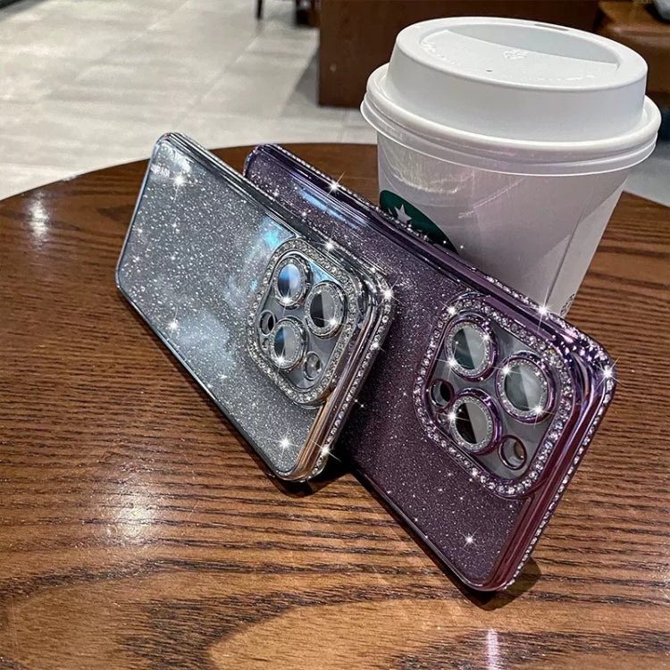 For iPhone 13 Pro Diamond Glitter TPU Phone Case