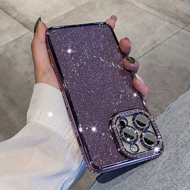 For iPhone 13 Pro Diamond Glitter TPU Phone Case