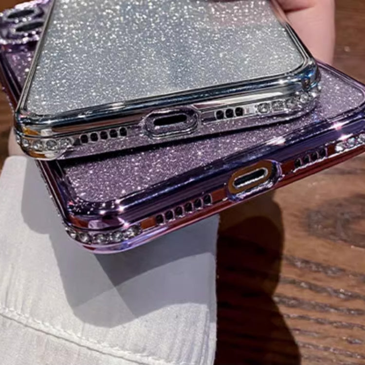 For iPhone 13 Pro Diamond Glitter TPU Phone Case