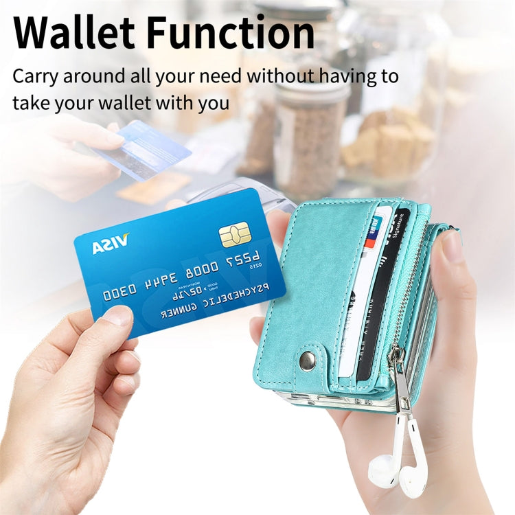 For Samsung Galaxy Z Flip7 FE / Flip6 Crossbody 2-in-1 Wallet Leather Phone Case
