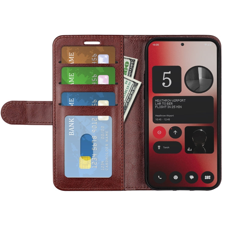 For Nothing Phone 2a R64 Texture Horizontal Flip Leather Phone Case