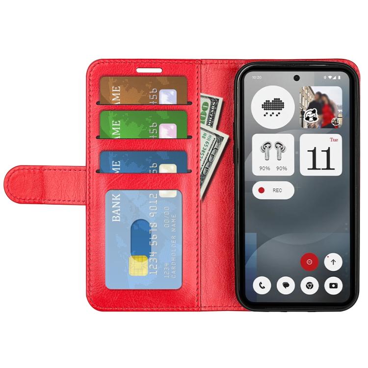 For Nothing Phone 3a R64 Texture Horizontal Flip Leather Phone Case