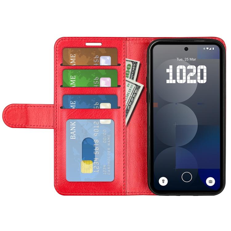 For Nothing Phone 3a Pro R64 Texture Horizontal Flip Leather Phone Case
