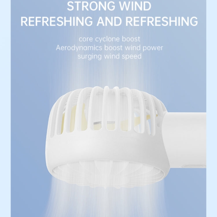 F10 3 Wind Speed Rechargeable Summer Cooling Fan Mini Handheld Fan Cooler