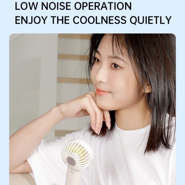 F10 3 Wind Speed Rechargeable Summer Cooling Fan Mini Handheld Fan Cooler