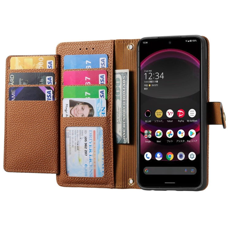 For Sharp Aquos R8 Pro Love Zipper Lanyard Leather Phone Case