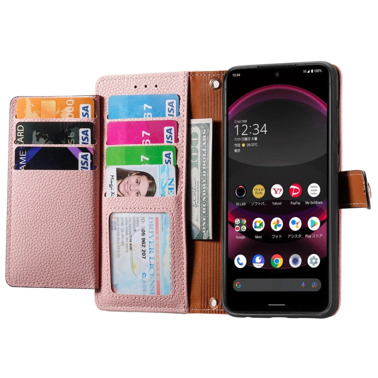 For Sharp Aquos R8 Pro Love Zipper Lanyard Leather Phone Case