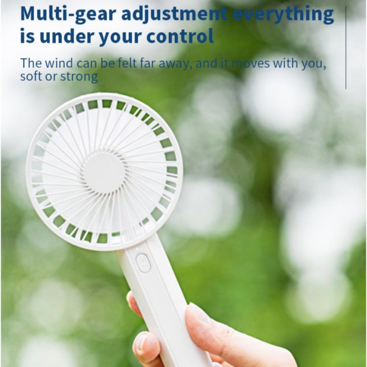 F35 With Hanging Hole Rechargeable Cooling Fan Powerful Handheld Fan 1200mAh Desk Fan