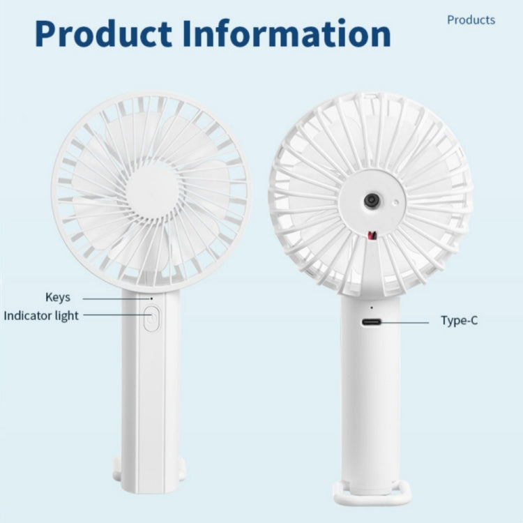F35 With Hanging Hole Rechargeable Cooling Fan Powerful Handheld Fan 1200mAh Desk Fan
