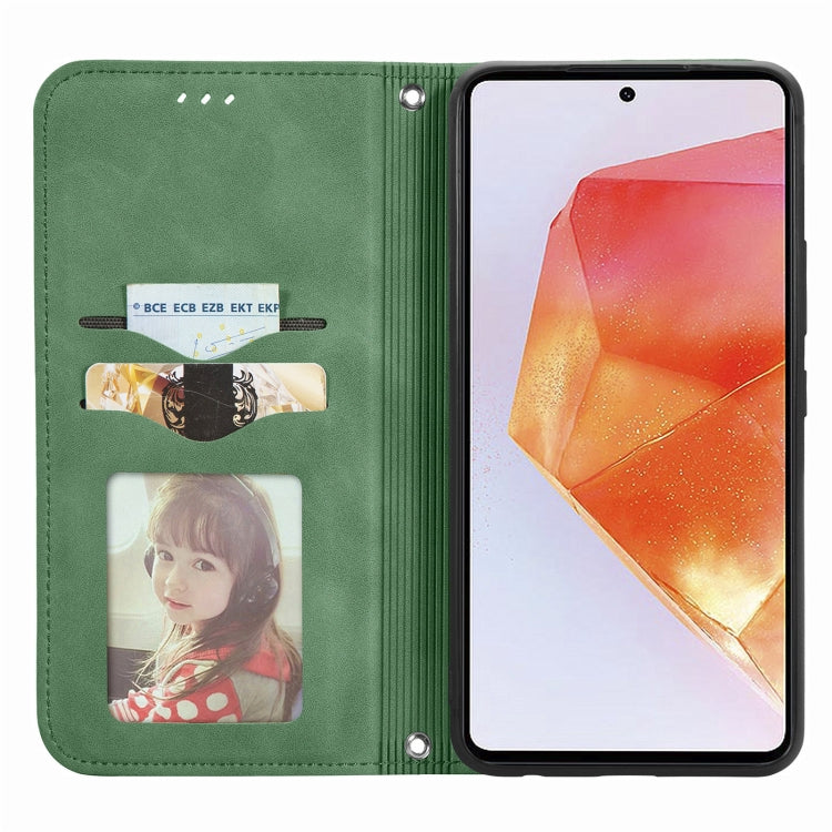 For Samsung Galaxy C55 Retro Skin Feel Magnetic Leather Phone Case
