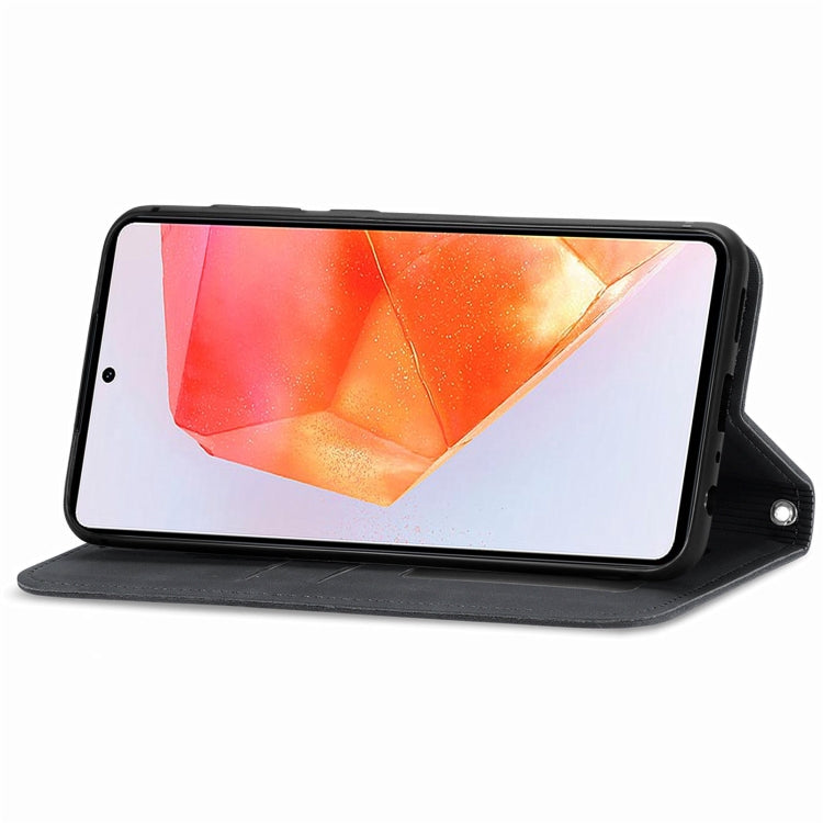 For Samsung Galaxy C55 Retro Skin Feel Magnetic Leather Phone Case