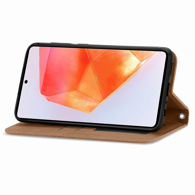 For Samsung Galaxy C55 Retro Skin Feel Magnetic Leather Phone Case
