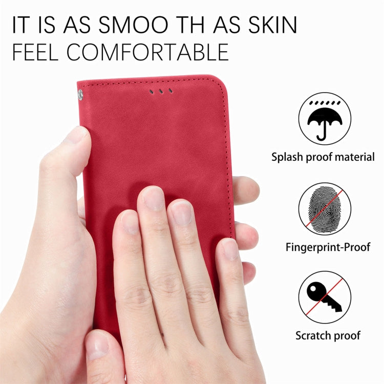 For Samsung Galaxy C55 Retro Skin Feel Magnetic Leather Phone Case