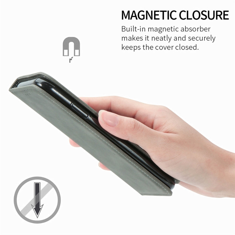 For Samsung Galaxy C55 Retro Skin Feel Magnetic Leather Phone Case