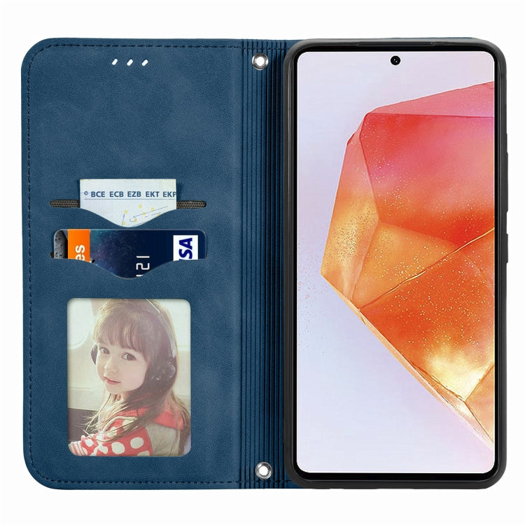 For Samsung Galaxy C55 Retro Skin Feel Magnetic Leather Phone Case