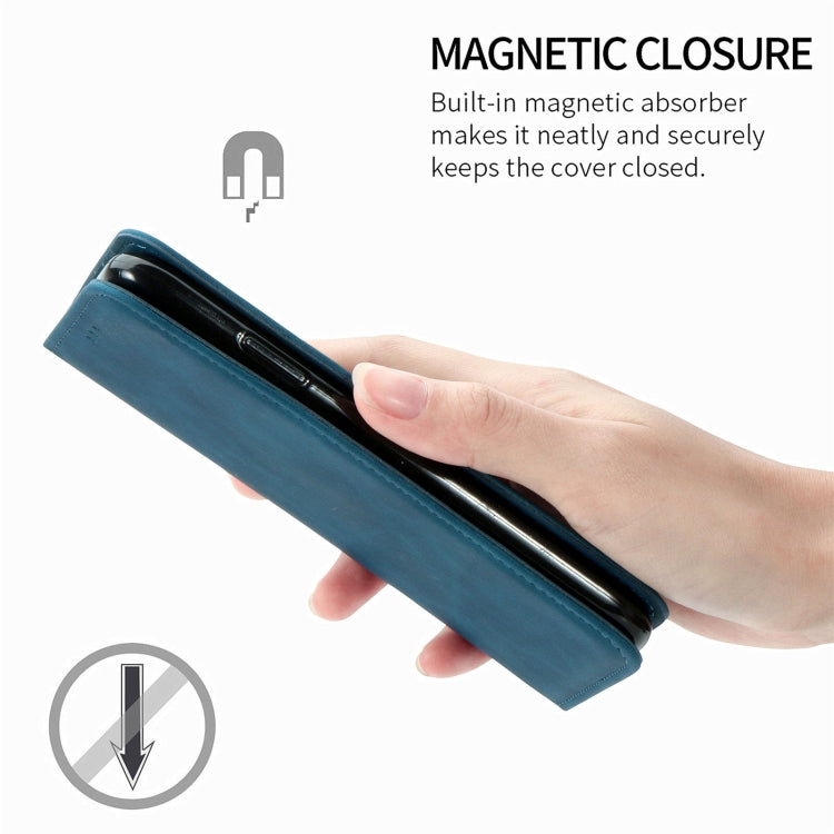 For Samsung Galaxy C55 Retro Skin Feel Magnetic Leather Phone Case
