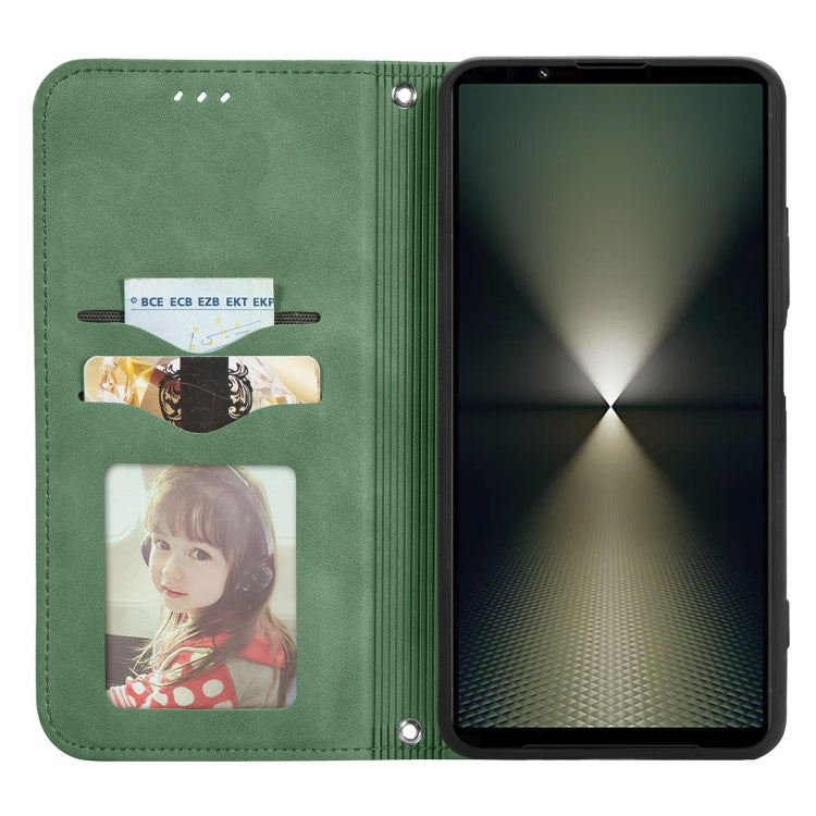 For Sony Xperia 1 VI Retro Skin Feel Magnetic Leather Phone Case