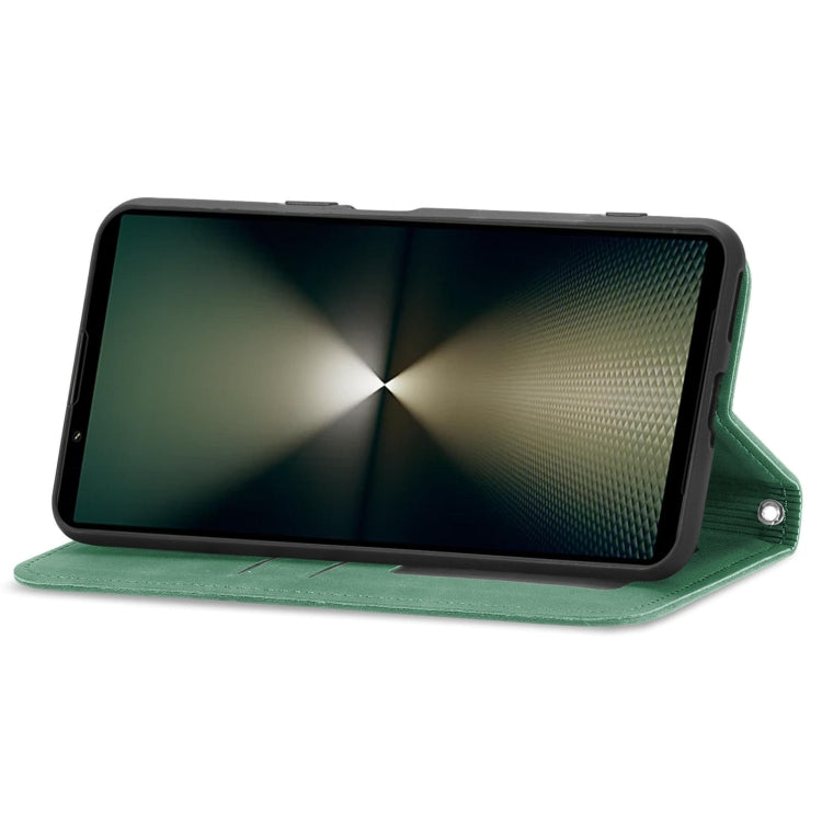 For Sony Xperia 1 VI Retro Skin Feel Magnetic Leather Phone Case