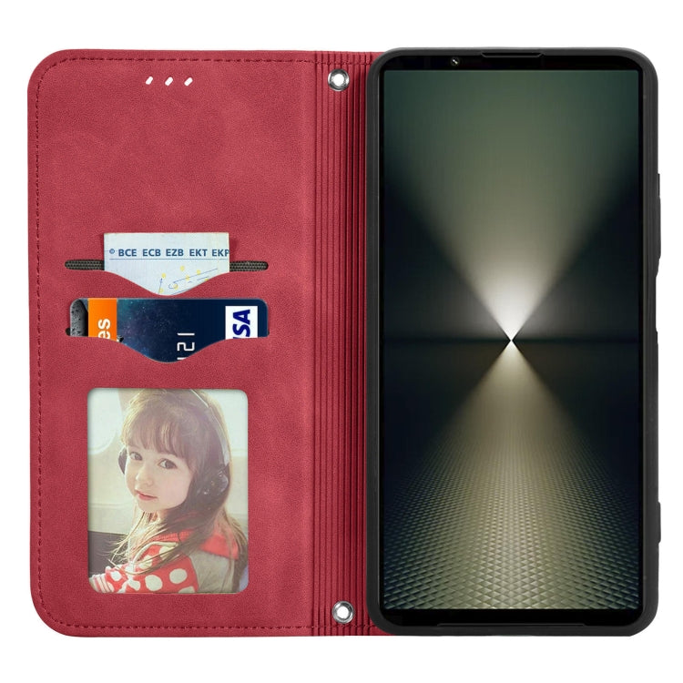 For Sony Xperia 1 VI Retro Skin Feel Magnetic Leather Phone Case