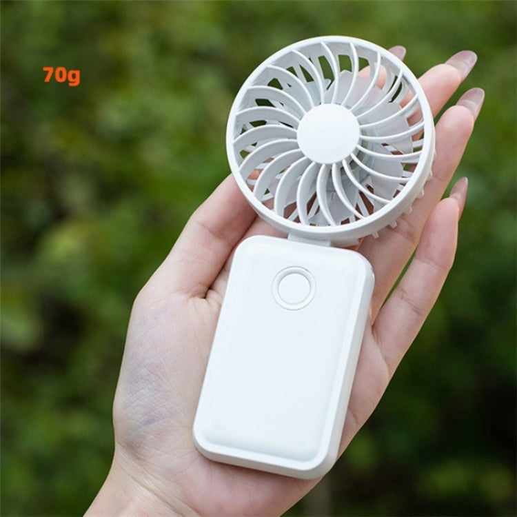 F458 With Neck Rope Summer 3 Speeds Adjustable Foldable Mini Handheld Fan