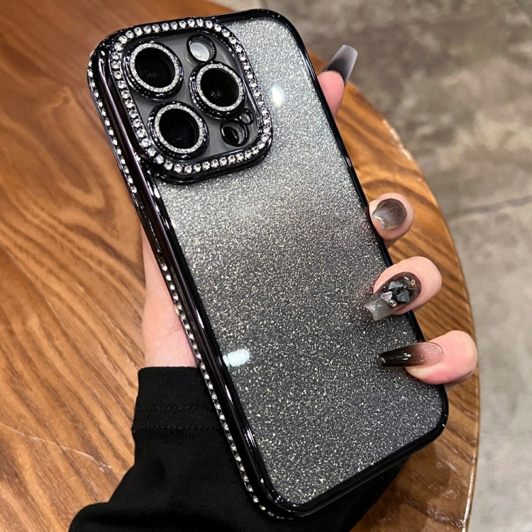 For iPhone  12 Pro Diamond Gradient Glitter TPU Phone Case