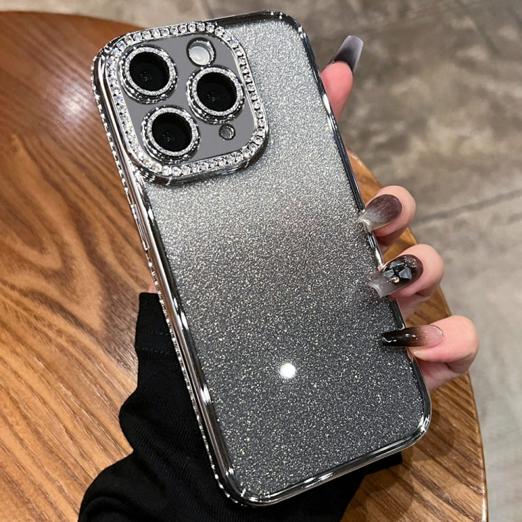 For iPhone 11 Pro Max Diamond Gradient Glitter TPU Phone Case