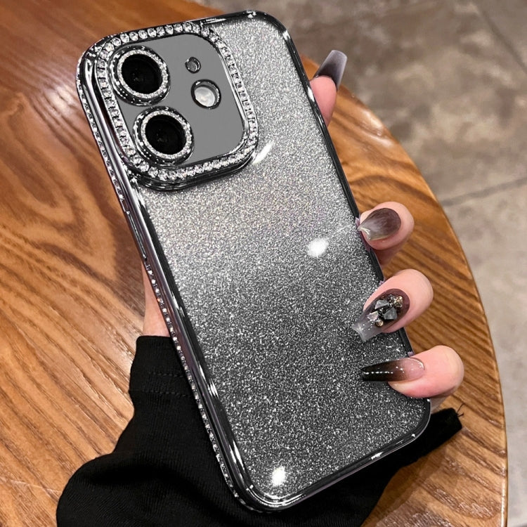 For iPhone  11 Diamond Gradient Glitter TPU Phone Case