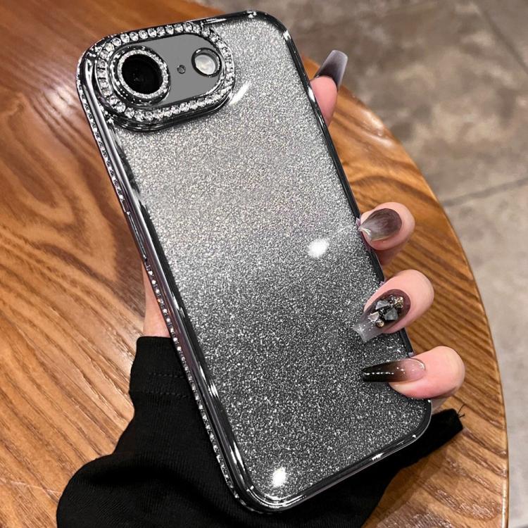 For iPhone 17e / 16e Diamond Gradient Glitter TPU Phone Case