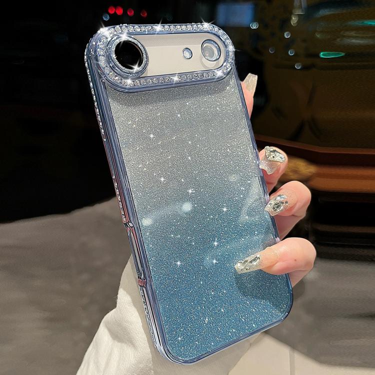 For iPhone Air Diamond Gradient Glitter TPU Phone Case