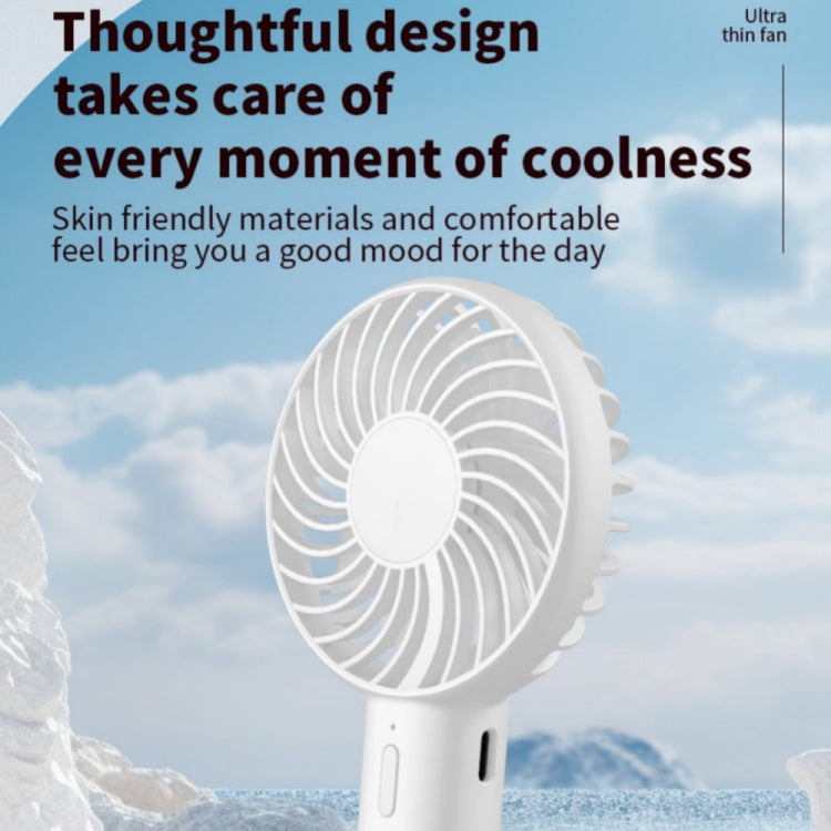 S3 3 Speed Low Noise Hanging Hole Desk Fan Portable Rechargeable Handheld Cooling Fan